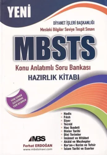 MBS MBSTS Konu Anlatımlı Soru Bankası