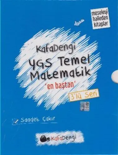 KAMPANYALI-Eksen-Kafadengi YGS Temel Matematik En Baştan 3'lü Seri