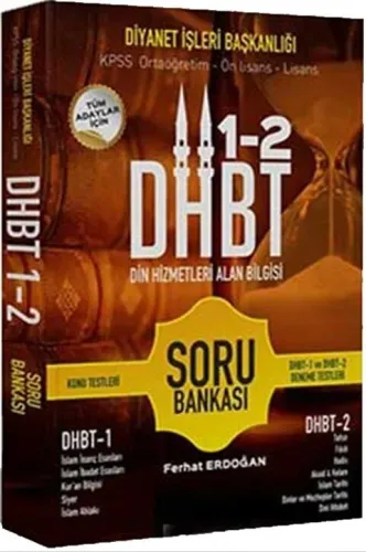 DHBT - Din Hizmetleri Alan Bilgisi 1-2  Soru Bankası