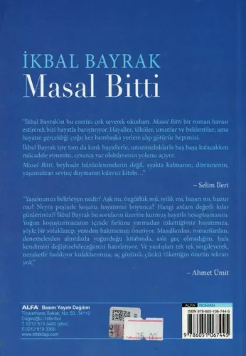 Aç Gözlerini Masal Bitti İkbal Bayrak Alfa Yayınları %50 indirimli