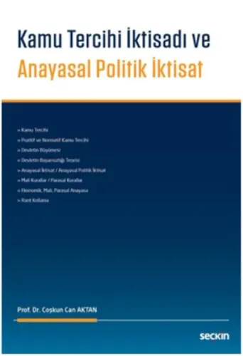 Kamu Tercihi İktisadı ve Anayasal Politik İktisat