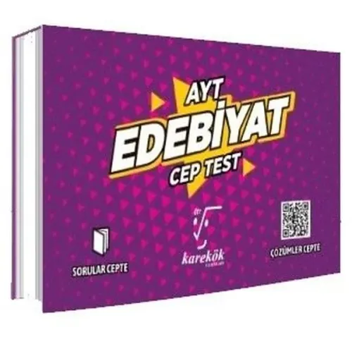 Karekök Yayınları AYT Edebiyat Cep Test