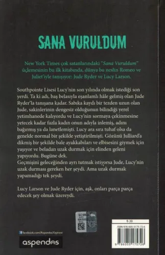 Sana Vuruldum Nicole Williams Aspendos Yayıncılık %40 indirimli