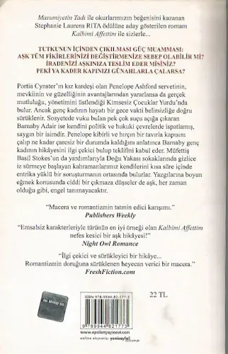 Kalbimi Affettim Stephanie Laurens Epsilon Yayıncılık %52 indirimli