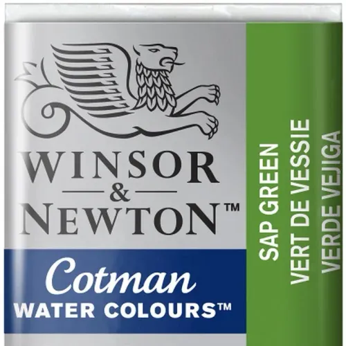 Winsor & Newton Cotman Sulu Boya Yarım Tablet Sap Green 599