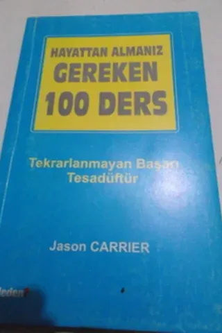 Hayattan Almanız Gereken 100 Ders