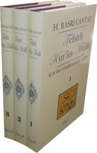 Tefsirli Kur’an Meali ( 3 Cilt Takım ) Hasan Basri Çantay;Kur'an-ı Hakim ve Meal-i Kerim