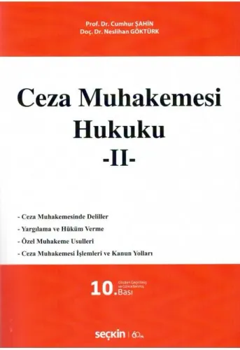 Ceza Muhakemesi Hukuku -II-