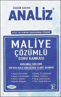 Analiz Maliye Çözümlü Soru Bankası