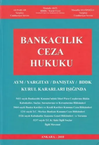 Bankacılık Ceza Hukuku