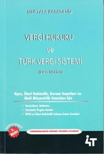 Vergi Hukuku ve Türk Vergi Sistemi