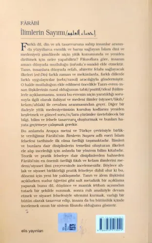 İlimlerin Sayımı Farabi Dost