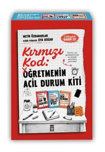 Kırmızı Kod: Öğretmenin Acil Durum Kiti (Set – 3 Kitap)