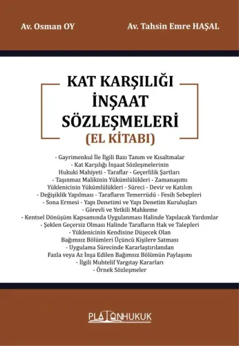 KAT KARŞILIĞI İNŞAAT SÖZLEŞMELERİ (EL KİTABI)
