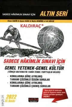 KALDIRAÇ Sadece Hakimlik Sınavı İçin Genel Yetenek Genel Kültür Soru Bankası