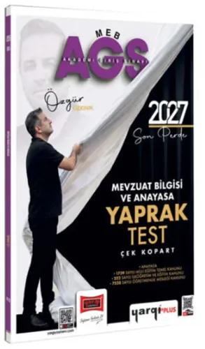 Yargı Yayınları 2027 MEB AGS Mevzuat Bilgisi ve Anayasa Çek Kopart Yap