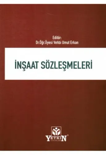 İnşaat Sözleşmeleri Vehbi Umut Erkan
