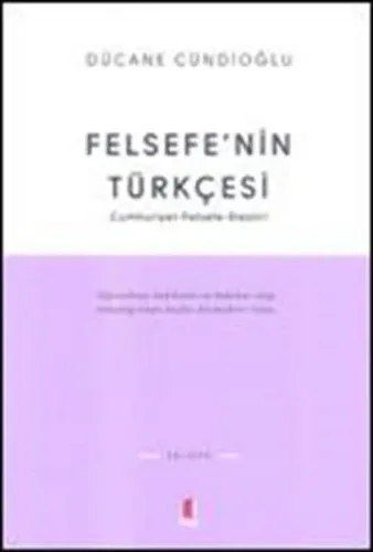 Felsefe'nin Türkçesi | Kitap Ambarı