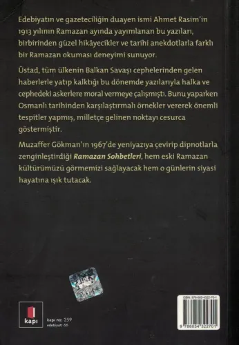 Ramazan Sohbetleri Ahmet Rasim Kapı Yayınları %55 indirimli