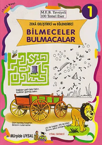 Bilmeceler (10 Kitap, Takım); 8 Yaş ve Üstü (b. Boy)