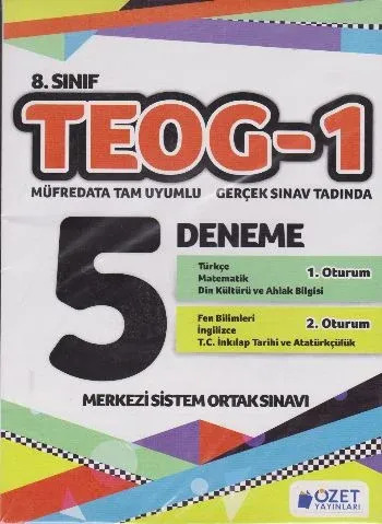 8. Sınıf TEOG 1 - 5 Deneme