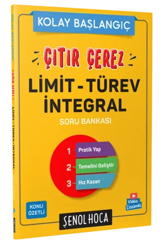 Şenol Hoca Kolay Başlangıç Çıtır Çerez Limit Türev İntegral