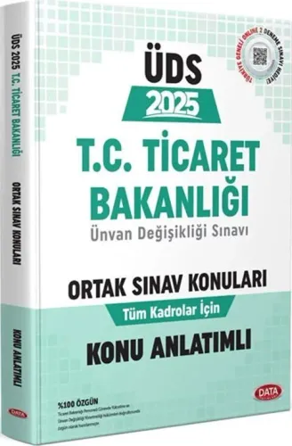 Data Yayınları 2025 Ticaret Bakanlığı Unvan Değişikliği Sınavı Ortak Konular Konu Anlatımlı
