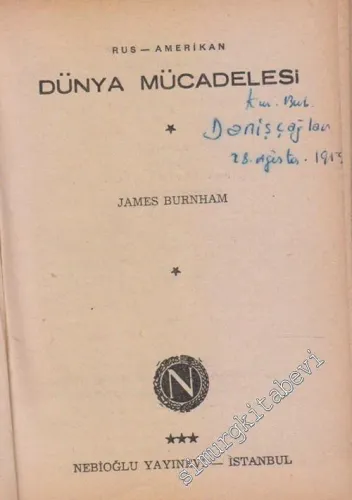 Rus - Amerikan Dünya Mücadelesi -
