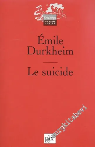 Le Suicide Étude De Sociologie -