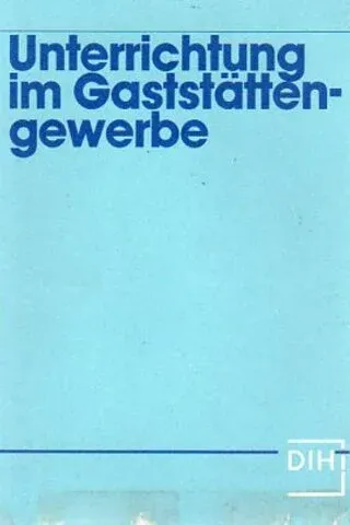 Unterrichtung Im Gastsatten - Geverbe