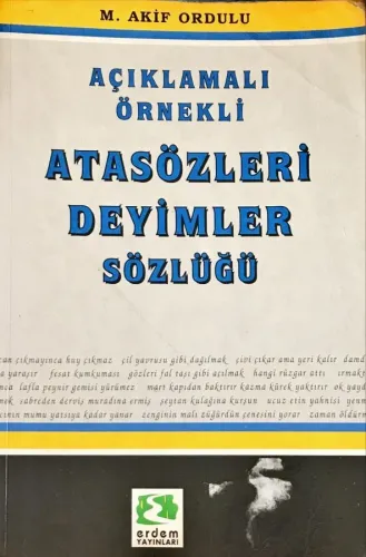 Atasözleri Deyimler Sözlüğü