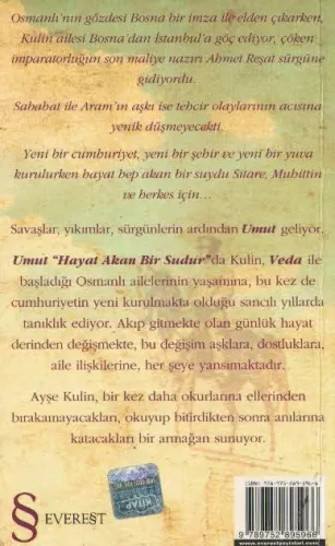 Umut (Cep Boy) Ayşe Kulin Everest Yayınları %63 indirimli