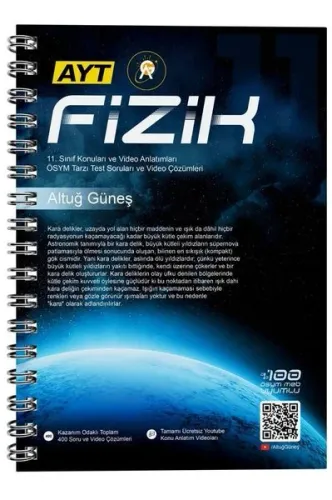 Altuğ Güneş Yayınları AYT Fizik 1. Kitap | Altuğ Güneş | Altuğ Güneş Y