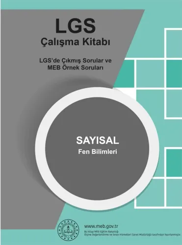 2027 MEB Örnek Soruları LGS Fen Bilimleri Çalışma Kitabı 8.Sınıf RENKL