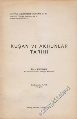 Kuşan ve Akhunlar Tarihi -        1973