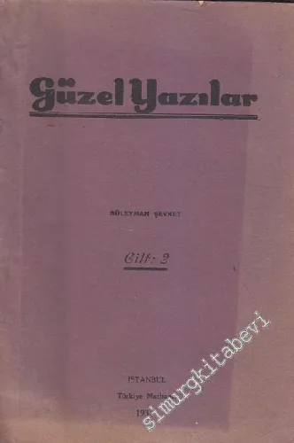 Güzel Yazılar, Cilt 2 -        1934