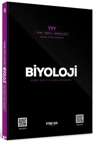 2023 TYT Biyoloji Konu Özetli Yeni Nesil Soru Bankası Tamamı Video Çözümlü Marka Yayınları