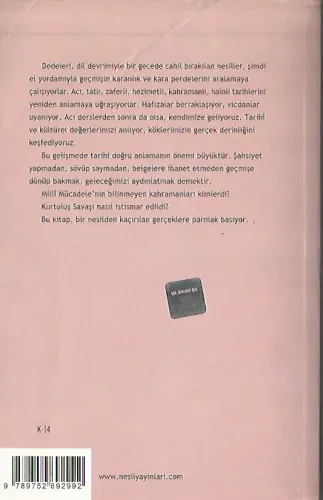 Osmanlı'dan Cumhuriyet'e Son Bozgun Vehbi Vakkasoğlu Nesil %30 indirim