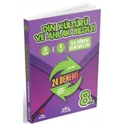 KVA 8. SINIF DİN KÜLTÜRÜ VE AHLAK BİLGİSİ İLK DÖNEM DENEMELERİ(24 DENEME)