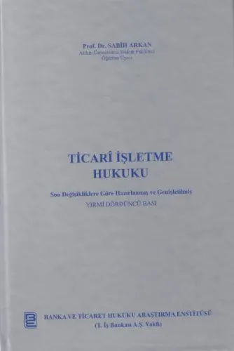Ticari İşletme Hukuku