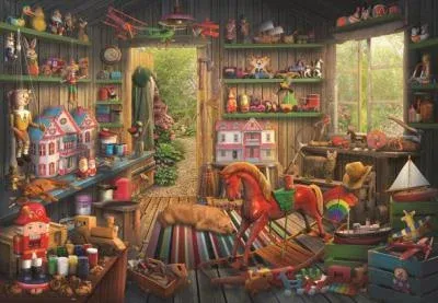 Oyuncakçı Barakası (Puzzle 260) 3325