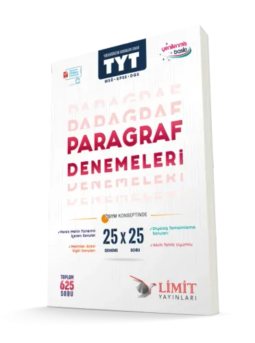 LİMİT TYT 25' Lİ PARAGRAF DENEMELERİ