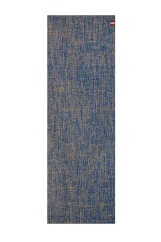 Doğal Jüt Kaplama Mavi Yoga Mat