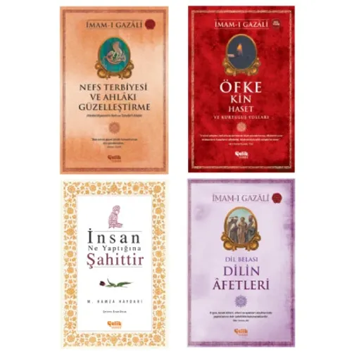 Öfke ve Kin - Nefs Terbiyesi - Dilin Afetleri - İnsan Ne Yaptığına Şahittir 4'lü Set