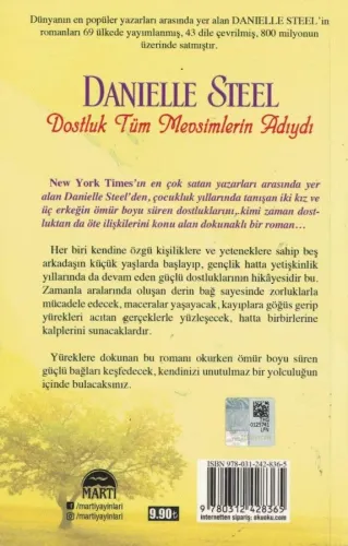 Dostluk Tüm Mevsimlerin Adıydı Danielle Steel Novella %64 indirimli
