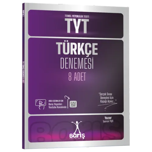 Barış Yayınları 2025 TYT Türkçe Denemesi 8 Adet