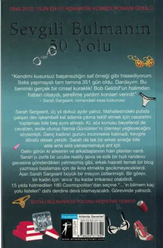 Sevgili Bulmanın 50 Yolu Lucy-Anne Holmes Artemis Yayınları %64 indiri