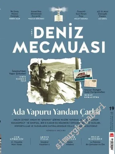 Yeni Deniz Mecmuası - Ada Vapuru Yandan Çarklı - Sayı: 19      Ekim