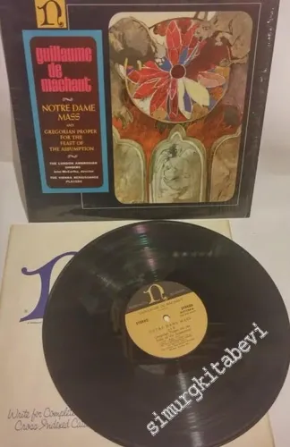 33 LP PLAK VINYL: Guillaume de Machaut - Notre Dame Mass / Gregorian Proper for the Feast of the Assumption -