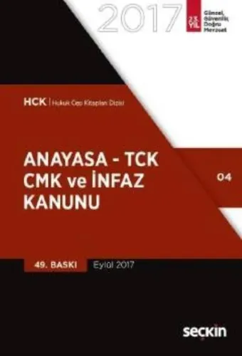 Hukuk Cep Kitapları Dizisi 04 Anayasa TCK CMK ve İnfaz Kanunu